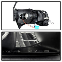 Thumbnail for Spyder Dodge Ram 1500 94-01 Sport Projector Headlights LED Halo LED Blk Smke PRO-YD-DR94-HL-AM-BSM
