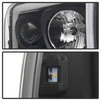 Thumbnail for Spyder 99-04 Ford F250 Super Duty Projector Headlights - Light Bar - Black PRO-YD-FF25099V2-LB-BK