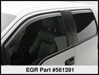 Thumbnail for EGR 15+ Chevy Colorado/GMC Canyon Ext Cab In-Channel Window Visors - Set of 2 (561391)