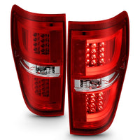 Thumbnail for ANZO 2009-2013 Ford F-150 LED Taillights Red/Clear