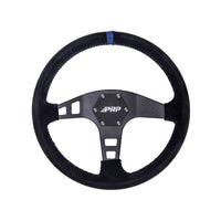 Thumbnail for PRP Flat Suede Steering Wheel- Blue