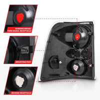 Thumbnail for ANZO 2002-2005 Ford Explorer Taillights Black