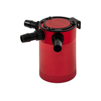 Thumbnail for Mishimoto Compact Baffled Oil Catch Can 3-Port - Red