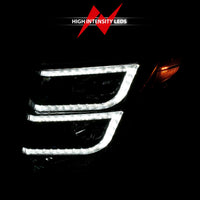 Thumbnail for ANZO 2015-2020 Chevy Tahoe Projector Headlights Plank Style Black w/DRL