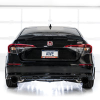 Thumbnail for AWE Tuning 22+ Honda Civic Si/Acura Integra Track Edition Catback Exhaust - Dual Diamond Black Tips