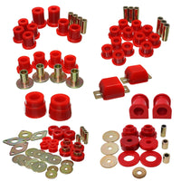 Thumbnail for Energy Suspension 05-15 Toyota Tacoma 4WD Hyper-Flex Master Bushing Set - Red