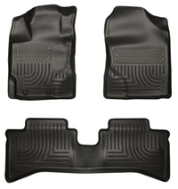 Thumbnail for Husky Liners 2012 Toyota Prius c WeatherBeater Combo Black Floor Liners