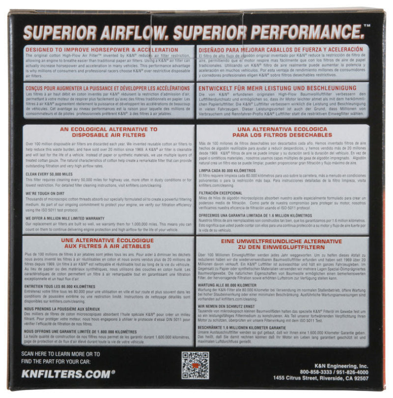 K&N Custom Red Racing Assembly