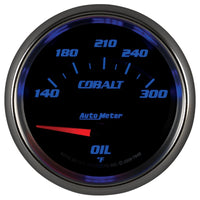 Thumbnail for Autometer Cobalt 66.7mm 140-300 Degree F Electric Oil Temperature Gauge