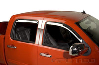 Thumbnail for Putco 14-14 Chevrolet Silverado HD - Crew Cab (Set of 4) Element Chrome Window Visors