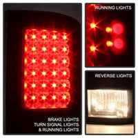Thumbnail for Xtune Dodge Ram 1500 09-14 LED Tail Lights Incandescent Model Only Black Smoke ALT-JH-DR09-LED-BKSM