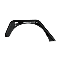 Thumbnail for Road Armor 07-18 Jeep Wrangler JKU 4DR Stealth Rear Fender Flare Body Armor - Tex Blk