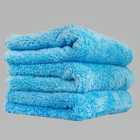 Thumbnail for Chemical Guys Shaggy Fur-Ball Microfiber Towel - 16in x 16in - Blue - 3 Pack