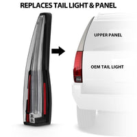 Thumbnail for ANZO 2007-2014 Cadillac Escalade Led Taillights Red/Clear