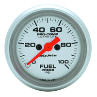 Thumbnail for Autometer Ultra-Lite 52mm 0-100 PSI Electronic Fuel Pressue Gauge