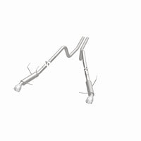 Thumbnail for Magnaflow 2014 Ford Mustang V6 3.7L Comp Series Dual Split Rear Polished Stainless C/B Perf Exhaust