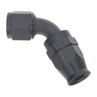 Thumbnail for DeatschWerks 10AN Female Flare Swivel 60-Degree Hose End PTFE - Anodized Matte Black