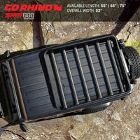 Thumbnail for Go Rhino SRM 600 Basket Style Roof Rack 55in. - Tex. Blk