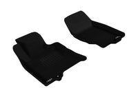 Thumbnail for 3D MAXpider 2009-2017 Infiniti QX70/QX50/FX35/EX35 Kagu 1st Row Floormat - Black