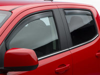 Thumbnail for WeatherTech 15+ Chevy Coloroado Front and Rear Side Window Deflectors - Dark Smoke