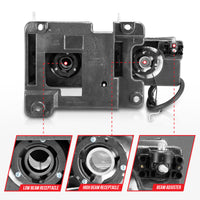 Thumbnail for ANZO 1999-2000 Cadillac Escalade Crystal Headlights