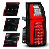 Thumbnail for ANZO 15-20 Chevrolet Tahoe Sequential LED Tube Taillights Black