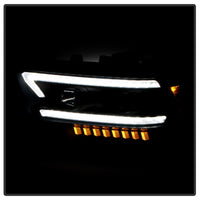 Thumbnail for Spyder 19-22 Dodge Ram 2500 (Halogen Only) Projector Headlights - Black PRO-YD-DR19HDHALSI-SEQ-BK