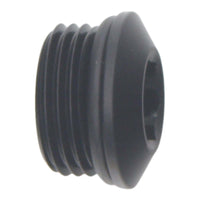 Thumbnail for DeatschWerks 8AN ORB Male Plug Low Profile Internal Allen/Hex (Incl O-Ring) Anodized Matte Black