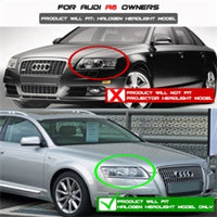 Thumbnail for Spyder Audi A6 05-07 Projector Headlights Halogen Model Only - DRL Black PRO-YD-ADA605-DRL-BK