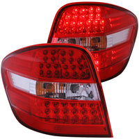 Thumbnail for ANZO 2006-2007 Mercedes Benz M Class W164 LED Taillights Red/Clear