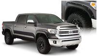 Thumbnail for Bushwacker 14-18 Toyota Tundra Fleetside Pocket Style Flares 4pc 66.7/78.7/97.6in Bed - Black