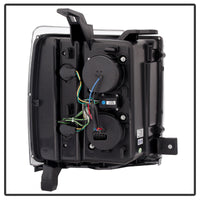 Thumbnail for Spyder Chevy Silverado 2014-16 2500 HD Projector Headlights Light Bar DRL Blk PRO-YD-CSHD14-LBDRL-BK