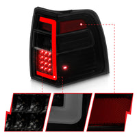 Thumbnail for ANZO 07-17 Ford Expedition LED Taillights w/ Light Bar Black Housing Smoke Lens