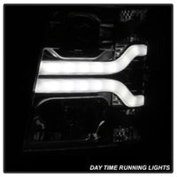 Thumbnail for Spyder Chevy Silverado 1500 07-13 Version 3 Projector Headlights - Smoke PRO-YD-CS07V3-LBDRL-SM