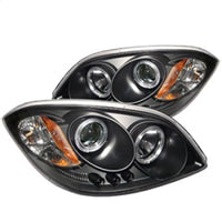 Thumbnail for Spyder Chevy Cobalt 05-10/Pontiac G5 07-09 Projector Headlights LED Halo LED Blk PRO-YD-CCOB05-HL-BK