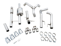 Thumbnail for AWE Tuning 4th Gen GM 1500 5.3L 0FG Catback Split Rear Exit (w/ Bumper Cutouts) - Quad Chrome Tips