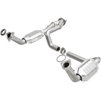 Thumbnail for MagnaFlow Conv DF 02-06 Cadillac Truck. 8 5.3L Dual Conv. Y-Pipe Assy 2wd/Chevy Truck 99-07