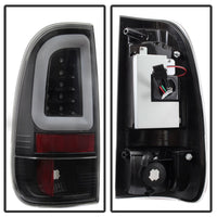 Thumbnail for Spyder 08-16 Ford Super Duty F-250 V3 Light Bar LED Tail Lights - Black (ALT-YD-FS07V3-LBLED-BK)