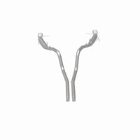 Thumbnail for Magnaflow 2014 Ford Mustang V6 3.7L Comp Series Dual Split Rear Polished Stainless C/B Perf Exhaust