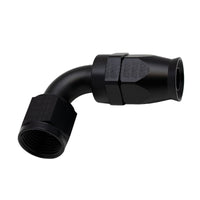 Thumbnail for DeatschWerks 10AN Female Swivel 90-Degree Hose End PTFE (Incl Olive Insert) - Anodized Matte Black