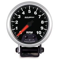 Thumbnail for Autometer Elite Street Progressive Shift Light 3-3/8in Tachometer 0-10,000 RPM PED Mount