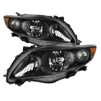 Thumbnail for xTune Toyota Corolla 2009-2010 OEM Style Headlights - Black HD-JH-TCO09-AM-BK