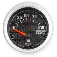 Thumbnail for Autometer Hoonigan 52mm 100psi Full Electronic Oil Pressure Gauge