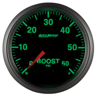 Thumbnail for Autometer Elite 52mm 0-60 PSI Boost Peak & Warn w/ Electronic Control Gauge