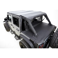 Thumbnail for Rampage 2007-2018 Jeep Wrangler(JK) Unlimited 4-Door Tonneau Cover - Black Diamond