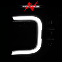 Thumbnail for Anzo 18-20 Ford F-150 Full Led Projector Light Bar Headlights Black Amber