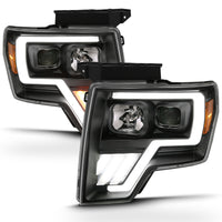 Thumbnail for ANZO 2009-2013 Ford F-150 Projector Light Bar G4 Switchback H.L.Black Amber