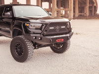 Thumbnail for Road Armor 16-20 Toyota Tacoma Stealth Front Winch Bumper w/Lonestar Guard - Tex Blk
