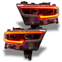 Thumbnail for Oracle 19-21 RAM 1500 Headlight DRL Kit Proj. LED - RGBW+A w/ Simple Controller SEE WARRANTY