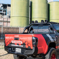 Thumbnail for Go Rhino 16-23 Toyota Tacoma 4dr Sport Bar 4.0 - Tex. Blk (561000BRK-ND Req. to Attach to Deck Rail)